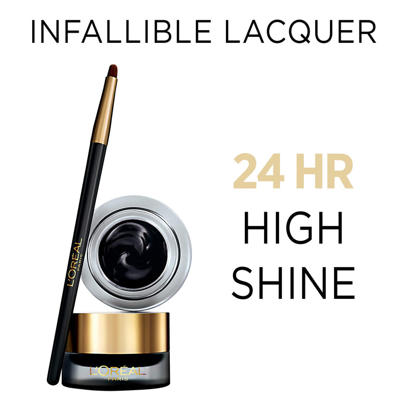 L'Oréal Paris Infallible Lacquer Eyeliner, Blackest Black (Packaging May Vary) - Epivend