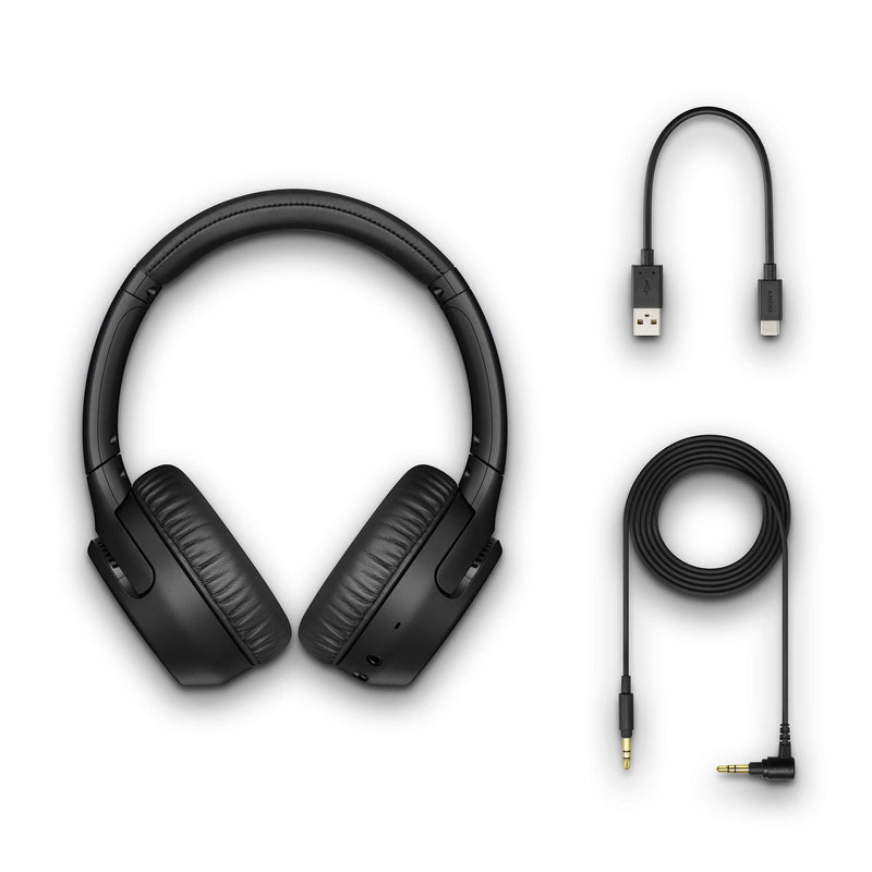 Sony WH-XB700 Wireless Extra Bass Bluetooth Headphones, Black - Epivend
