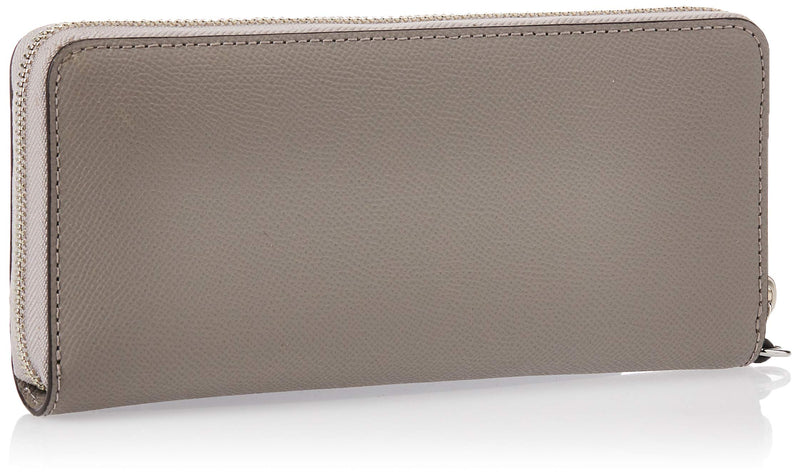 Michael Kors Jet Set Travel Continental Zip Around Leather Wallet Wristlet (Pearl Grey) - Epivend