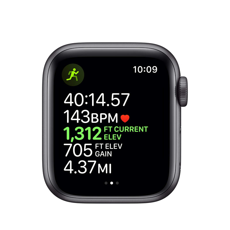 Apple Watch Series 5 (GPS + Cellular, 40mm) - Space Black Stainless Steel Case with Black Sport Band - Epivend