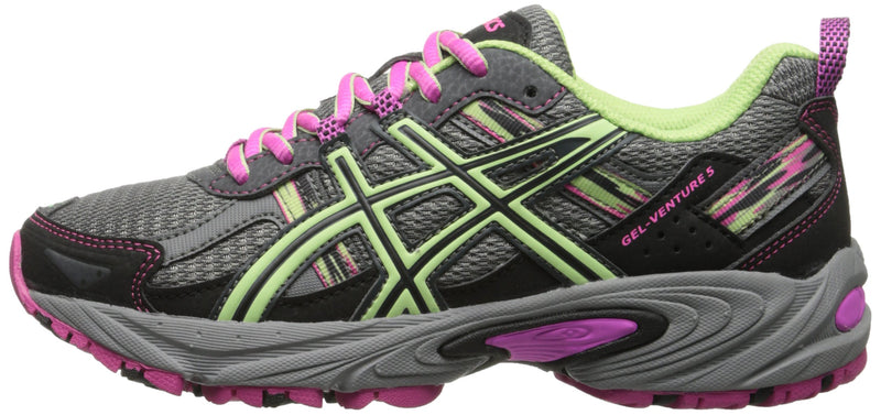 ASICS Women's Gel-venture 5 Running Shoe, Titanium/Pistachio/Pink Glow, 8.5 M US - Epivend