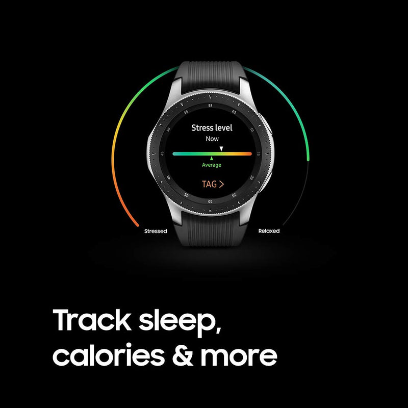 Samsung Galaxy Watch smartwatch (46mm, GPS, Bluetooth, Wifi) - Silver/Black (US Version with Warranty) - Epivend