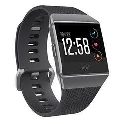 Fitbit Ionic GPS Smart Watch, Charcoal/Smoke Gray, One Size (S & L Bands Included) - Epivend
