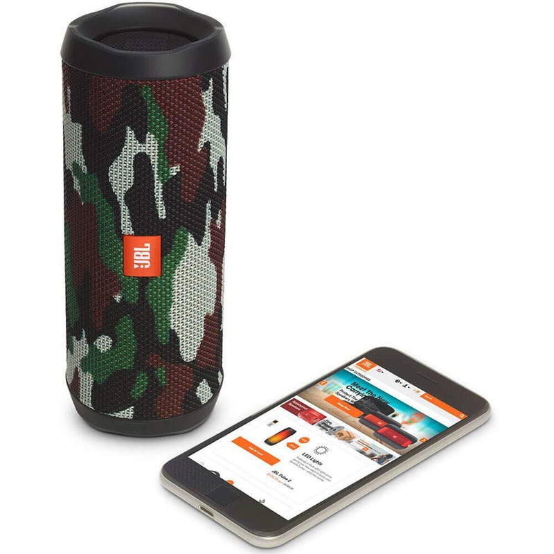 JBL Flip 4 Waterproof Portable Bluetooth Speaker - Camouflage - Epivend