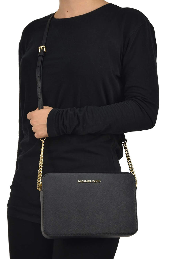 Michael Kors Women's Jet Set Item Crossbody Bag No Size (Black) - Epivend