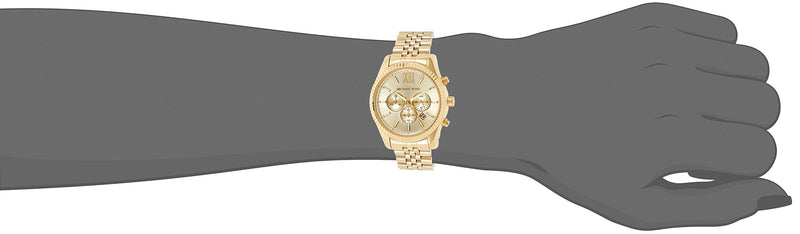 Michael Kors Lexington Gold-Tone Stainless Steel Watch MK8281 - Epivend