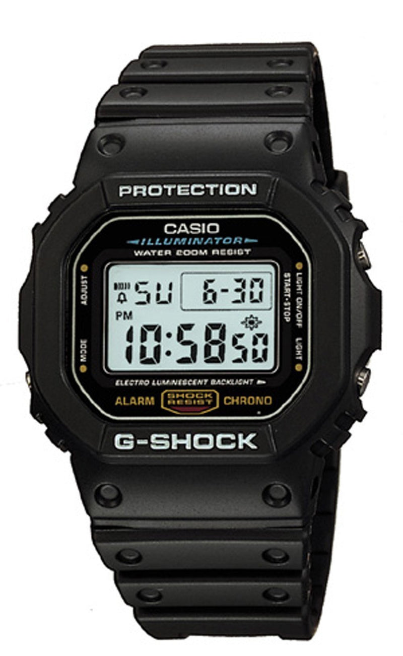 Casio Men's G-Shock Quartz Watch with Resin Strap, Black, 20 (Model: DW5600E-1V) - Epivend