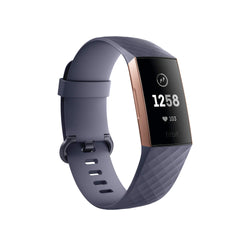 Fitbit Charge 3 Fitness Activity Tracker, Rose Gold/Blue Grey, One Size (S & L Bands Included) (Renewed) - Epivend