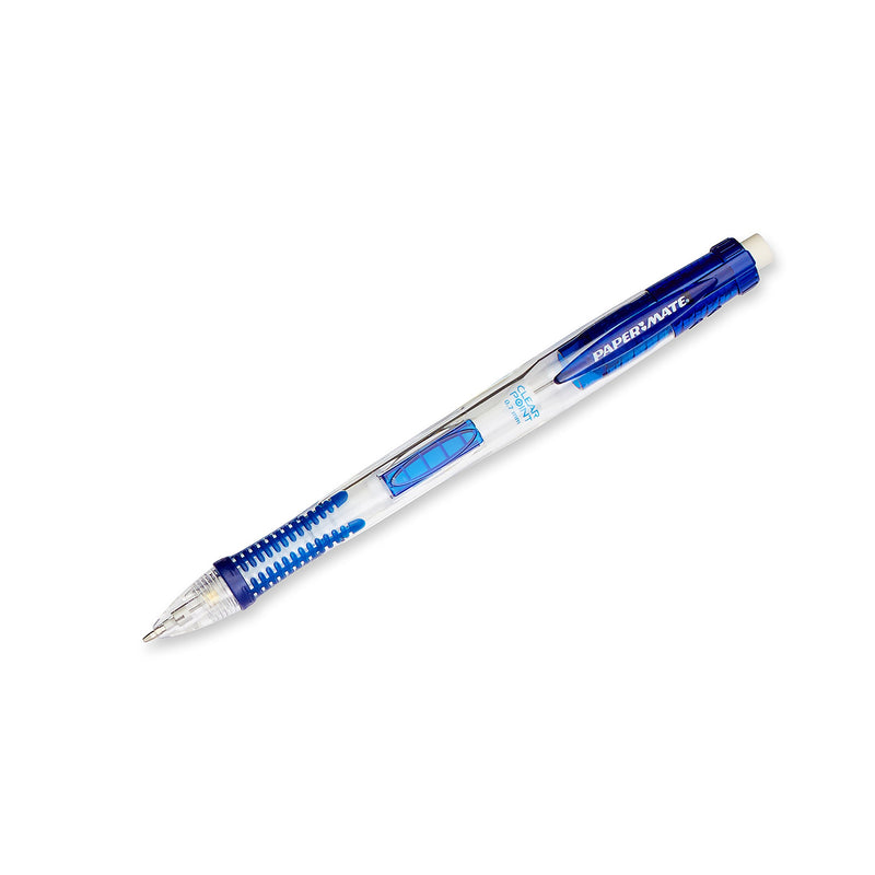 Paper Mate Clearpoint Mechanical Pencils, 0.7mm, HB #2, Blue Barrels, Box of 12 - Epivend