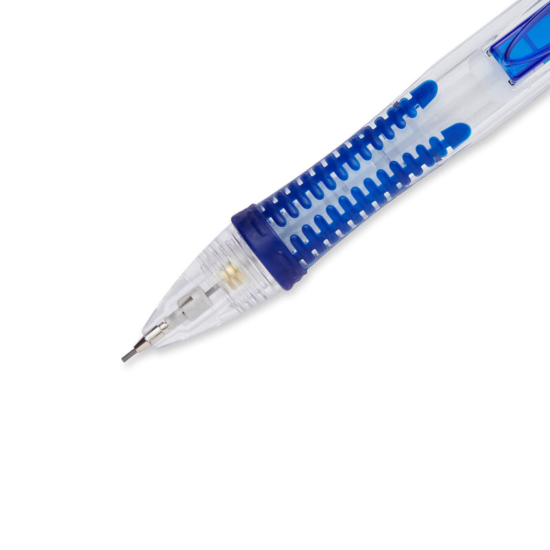 Paper Mate Clearpoint Mechanical Pencils, 0.7mm, HB #2, Blue Barrels, Box of 12 - Epivend
