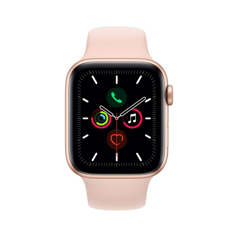 Apple Watch Series 5 (GPS, 44mm) - Gold Aluminum Case with Pink Sport Band - Epivend