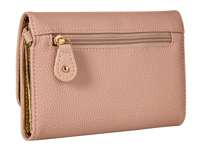 Steve Madden Trifold Wallet Blush One Size - Epivend