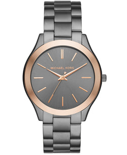 Michael Kors Men's Analog-Quartz Watch with Stainless-Steel Strap, Grey, 22 (Model: MK8576) - Epivend