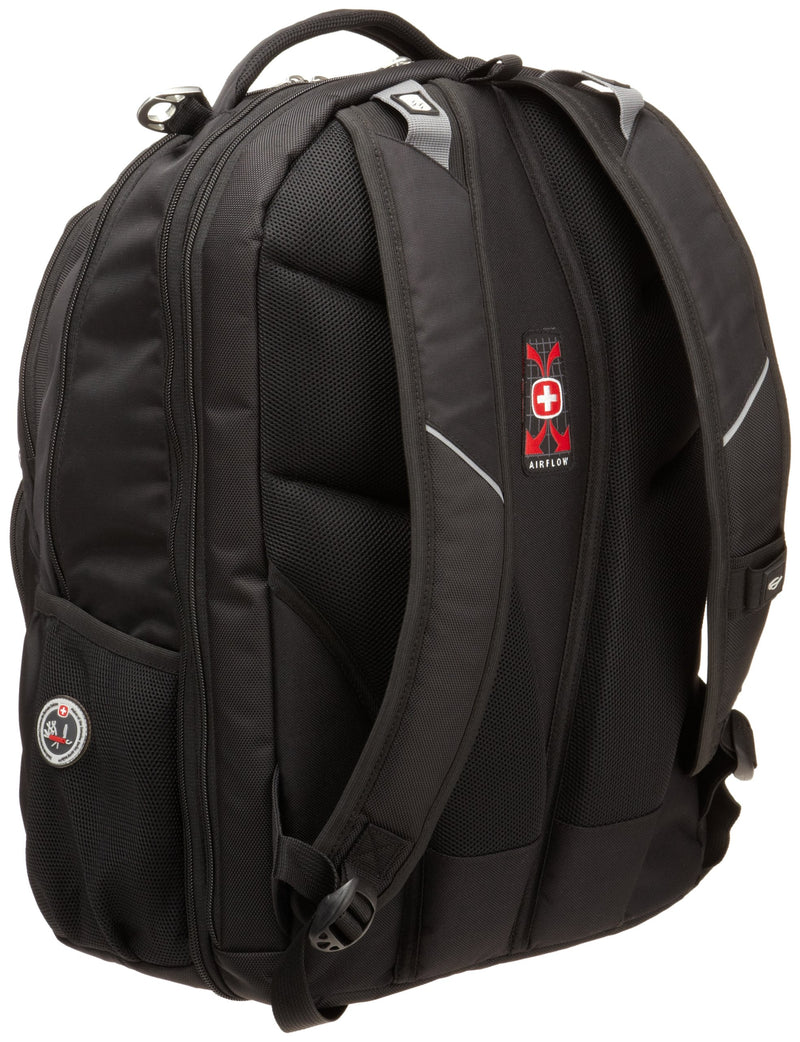 Swiss Gear SA1908 Black TSA Friendly ScanSmart Laptop Backpack  - Fits Most 17 Inch Laptops and Tablets - Epivend