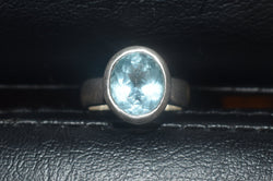 Luna Blue Topaz Silver Ring - Epivend